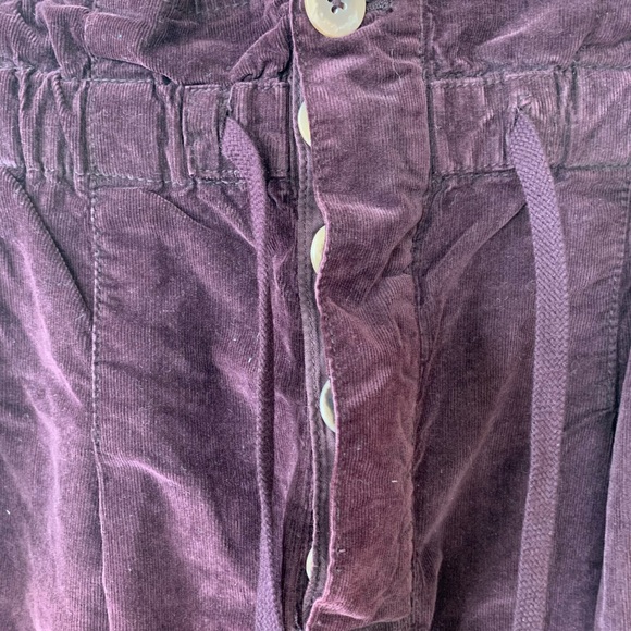 Free people corduroy pants. Plum coloured size large. NWT. - Picture 6 of 7